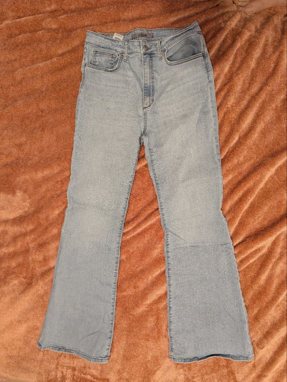 Joe's Jeans Light Wash Riley Flare Jeans - Long Inseam